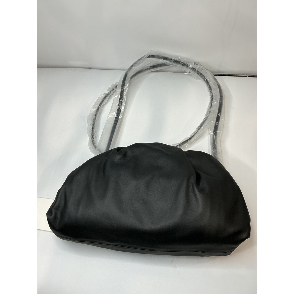 Italian Leather Pouch Crossbody Clutch